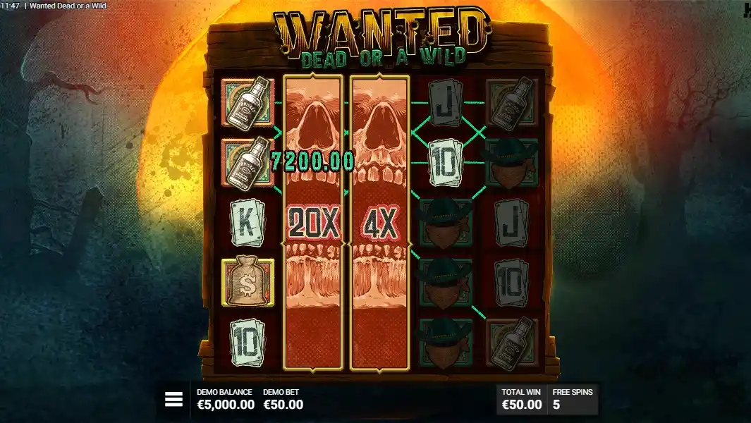 Mobile Experience of Wanted Dead or a Wild